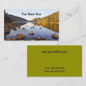 Tiefe Perspektive Visitenkarte (Vorne/Hinten)