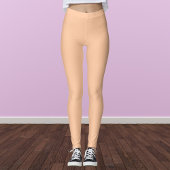 Tiefe Pfirsichfarben Leggings