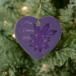 Tiefe Pflaumenstrohhalme mit tiefer Pflaumen-Weihn Keramik Ornament