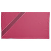 Tiefe Rose und Burgund Kissenbezug (Vorderseite-Links)