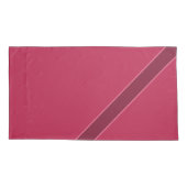 Tiefe Rose und Burgund Kissenbezug (Rückseite-Links)