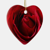 tiefe rote Rose Keramik Ornament (Rechts)