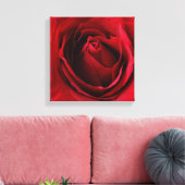 tiefe rote Rose Leinwanddruck (Insitu (Wohnzimmer))