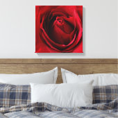 tiefe rote Rose Leinwanddruck (Insitu (Schlafzimmer))
