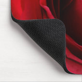 tiefe rote Rose Mousepad (Ecke)