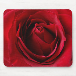 tiefe rote Rose Mousepad