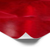 tiefe rote Rose Poster (Ecke)