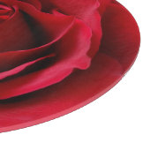 tiefe rote Rose Schneidebrett (Ecke)