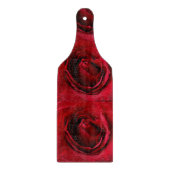 tiefe rote Rose Schneidebrett (Vorderseite)
