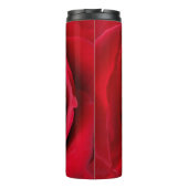 tiefe rote Rose Thermosbecher (Rückseite)