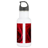 tiefe rote Rose Trinkflasche (Rückseite)