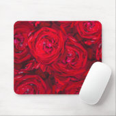Tiefe rote Rosen Mousepad (Mit Mouse)