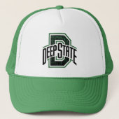 Tiefe Staats-Matrix-Art Truckerkappe (Vorderseite)