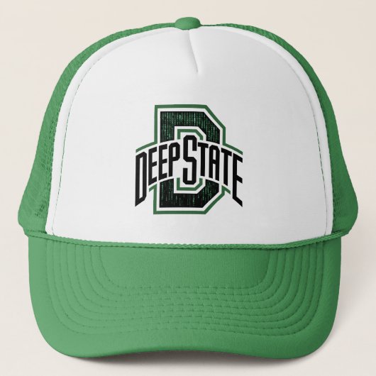 Tiefe Staats-Matrix-Art Truckerkappe (Vorderseite)