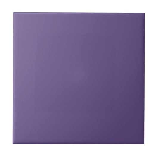 Tiefe Violette, solide Farbe | #634e89 Fliese (Vorderseite)