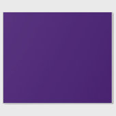 Tiefe Violette, solide Farbe | Classic | elegant Geschenkpapier (Flach)