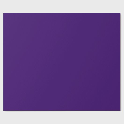 Tiefe Violette, solide Farbe | Classic | elegant Geschenkpapier (Flach)