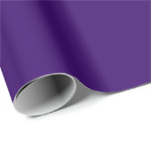 Tiefe Violette, solide Farbe | Classic | elegant Geschenkpapier (Rolleneckpunkt)