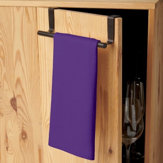 Tiefe Violette, solide Farbe Geschirrtuch (Drittel gefaltet)