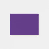 Tiefe Violette, solide Farbe Post-it Klebezettel (Vorderseite)