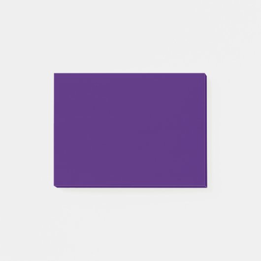 Tiefe Violette, solide Farbe Post-it Klebezettel (Vorderseite)