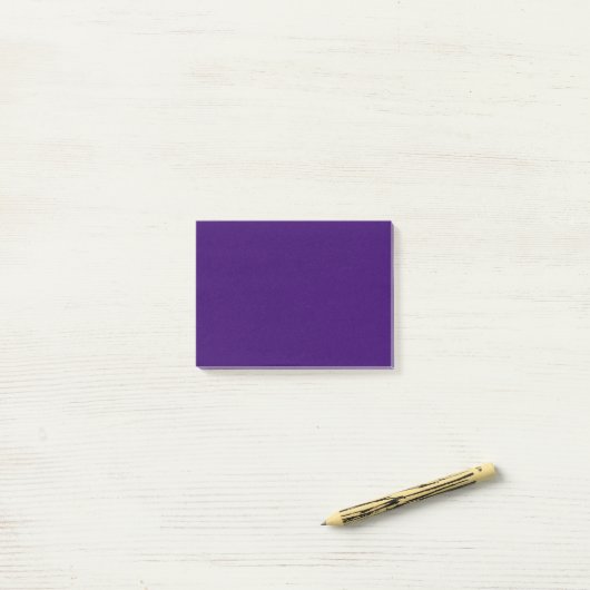 Tiefe Violette, solide Farbe Post-it Klebezettel (Auf Schreibtisch)