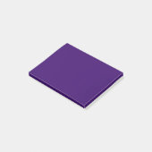 Tiefe Violette, solide Farbe Post-it Klebezettel (angewinkelt)