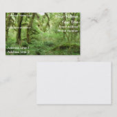 Tiefe WaldVisitenkarte Visitenkarte (Vorne/Hinten)