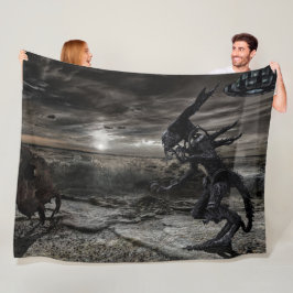 TIEFE WELTRAUMDEMONE FLEECEDECKE