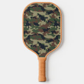 Tiefebene-Tarnung Pickleball Schläger (Vorderseite)