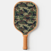 Tiefebene-Tarnung Pickleball Schläger (Rückseite)