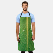 Tiefen auf grüne, grüne Pflanze Schürze (Getragen)