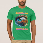 Tiefen der Täuschung Eine Krabbe liegt innerhalb e T-Shirt (Vorderseite)