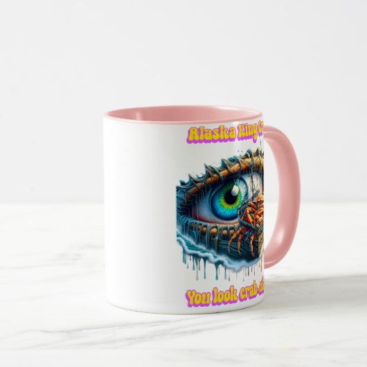 Tiefen der Täuschung Eine Krabbe liegt innerhalb e Tasse (VorderseiteRechts)