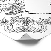 Tiefen : DIY Coloring Poster (Ecke)