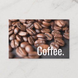 Tiefen-Kaffeebohnen einfache Oswald Lochkarte Treuekarte