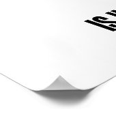 Tiefenatmen ist für meinen Staat wichtig Poster (Ecke)