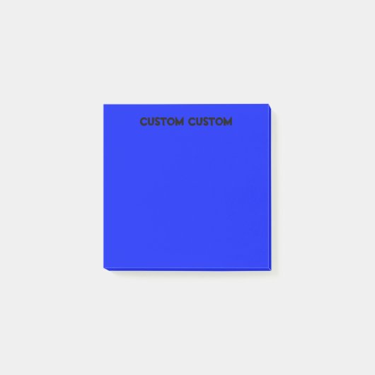 Tiefenblau Post-it Klebezettel (Vorderseite)