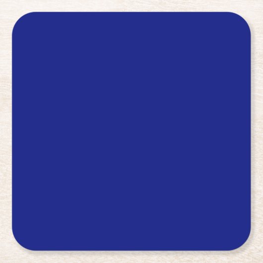 Tiefenblau Rechteckiger Pappuntersetzer (Vorderseite)