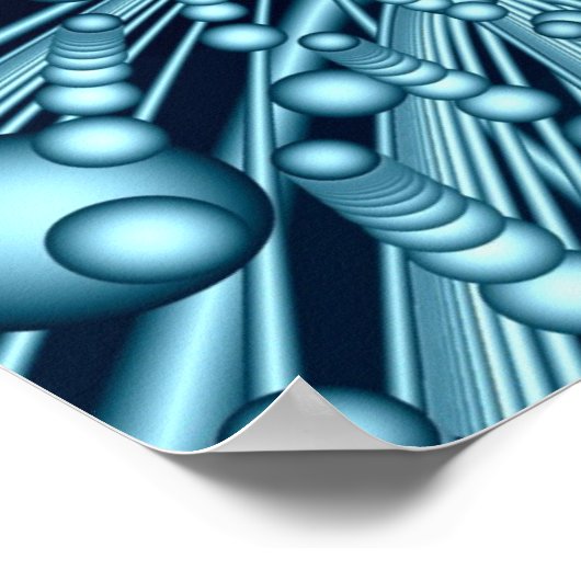 Tiefenroboter Poster (Ecke)