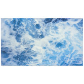 Tiefenwellen des Blauen Ozeans Tischdecke (Vorderseite (Horizontal))
