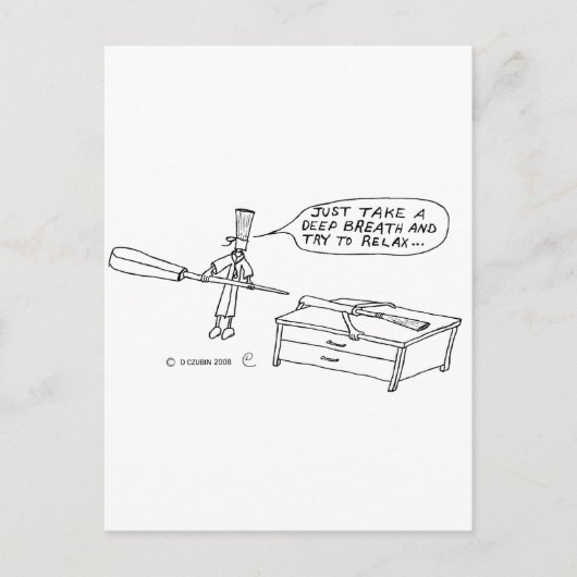 Tiefer Atem Postkarte (Vorderseite)