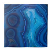 Tiefer blauer Lagune-Achat Fliese (Vorderseite)