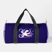 Tiefer Blauer Oktopus Duffle Bag (Rückseite)
