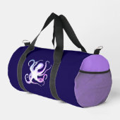 Tiefer Blauer Oktopus Duffle Bag (Rechte Ecke)