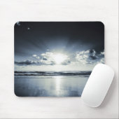 Tiefer blauer Sonnenaufgang Mousepad (Mit Mouse)