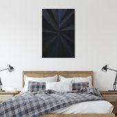 Tiefer blauer Wirbel Leinwanddruck (Insitu (Schlafzimmer))
