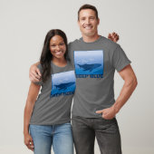 Tiefer Blauwal T-Shirt (Unisex)