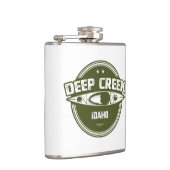 Tiefer Creek Wild und Landschaftlicher Fluss Idaho Flachmann (Rechts)