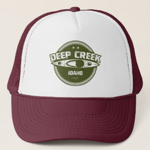 Tiefer Creek Wild und Landschaftlicher Fluss Idaho Truckerkappe